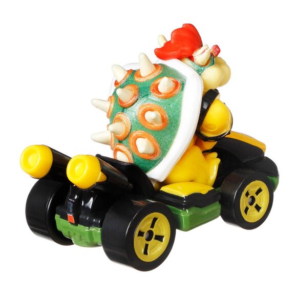 NEW Mattel GRN20 Hot Wheels 1:64 Mario Kart BOWSER Standard Kart DieCast Car - Picture 2 of 2